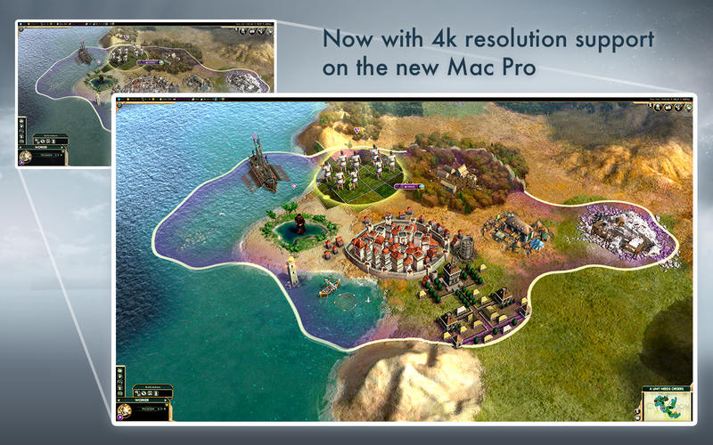 4k解像度にも対応のmac版 Civilization V Campaign Edition がセール Palmfan
