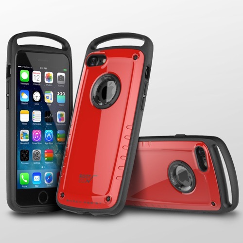 カラビナ取り付け可能なiphone 7用耐衝撃ケース Gravity Shock Resist Case Pro Palmfan