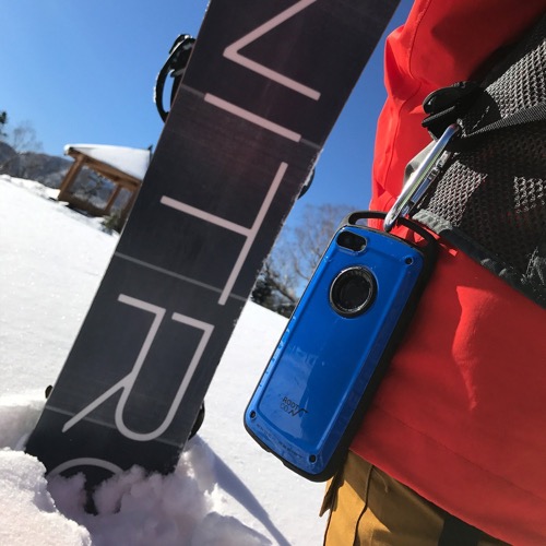カラビナ取り付け可能なiphone 7用耐衝撃ケース Gravity Shock Resist Case Pro Palmfan
