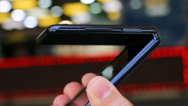 person holding black android smartphone