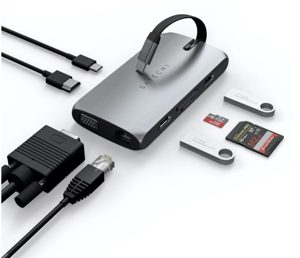 Satechi、ケーブル収納でスマートに持ち運び可能な9 in 1ハブ「USB-C 