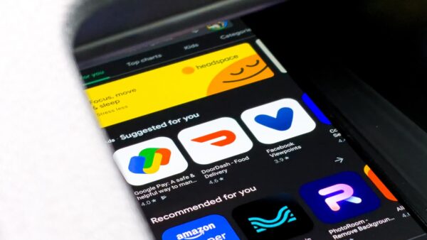 black android smartphone on white table