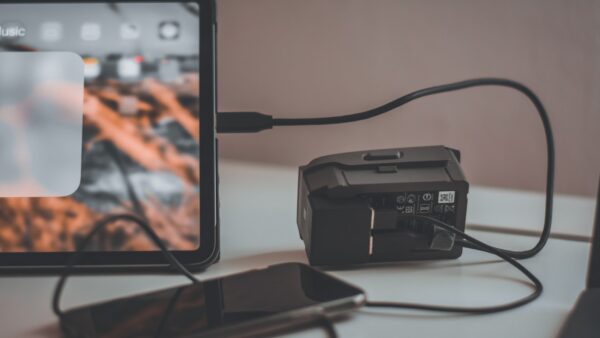 black and gray digital camera