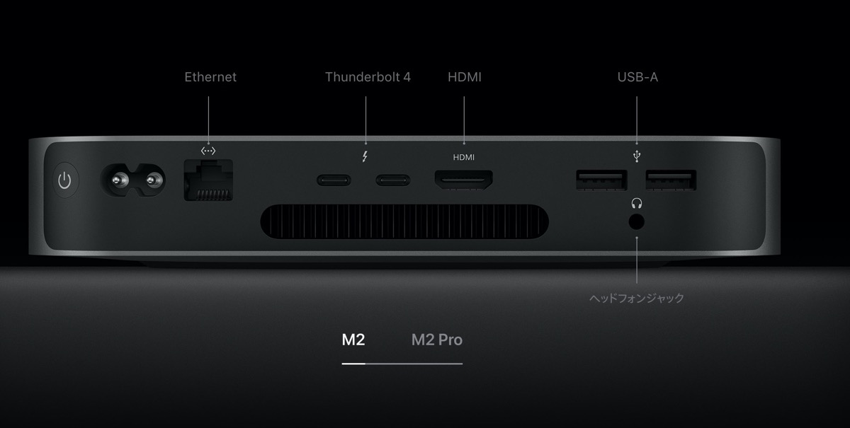 来ました。まずは新型mac mini。M2とM2 Pro搭載です。 | PALMFAN