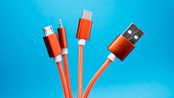 orange USB cables