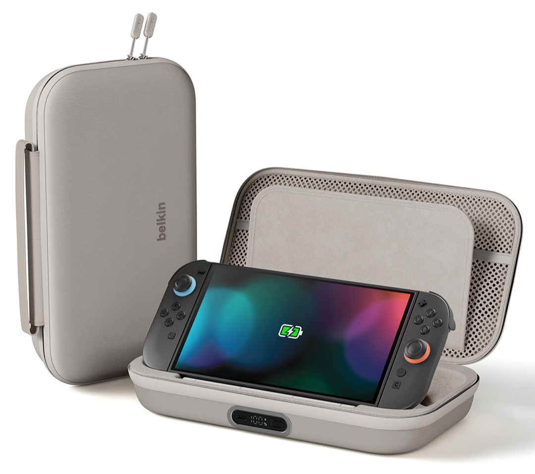 Gaming Switch 2 モバイルバッテリー付充電ケース Pro