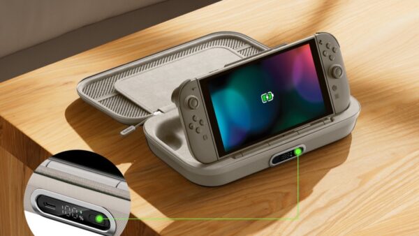 Gaming Switch 2 モバイルバッテリー付充電ケース Pro