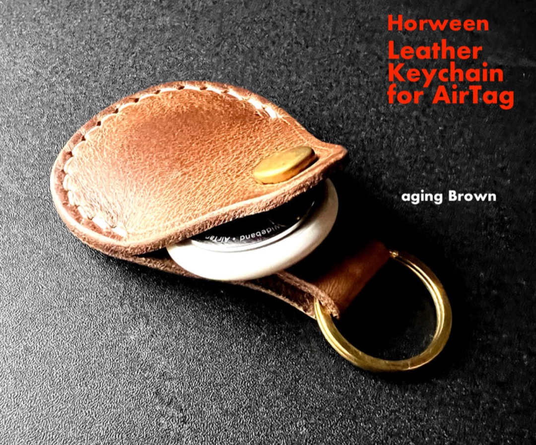 minz-horween-leather-keychain-airtag