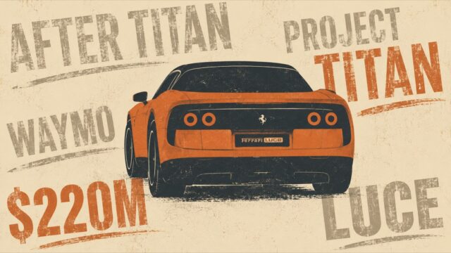 WaymoがAppleの自動運転試験場を$220Mで取得──Project Titanの後始末