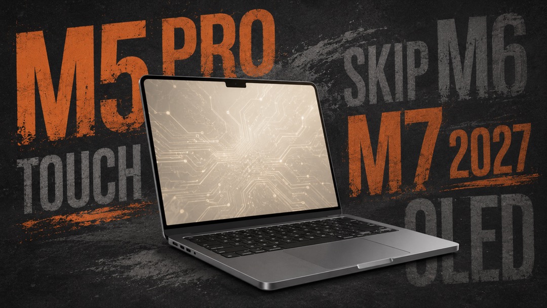 タッチスクリーンMacBook ProはM5 Pro/Max搭載——チップ戦略転換