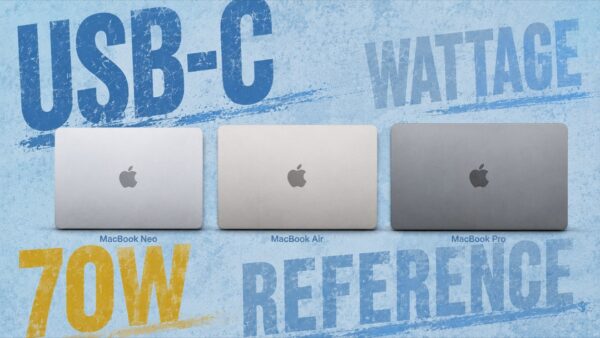 MacBook各モデルの推奨充電W数リファレンス