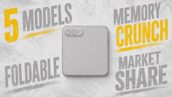 折りたたみ含むiPhoneの5モデル体制でメモリ危機に挑むApple