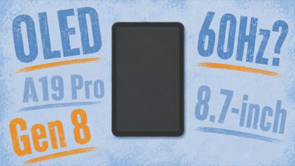 iPad mini 8のOLED化とスペック噂まとめのイメージ