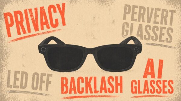 Meta AI Glassesが「変態メガネ」と呼ばれる反発を象徴するイメージ