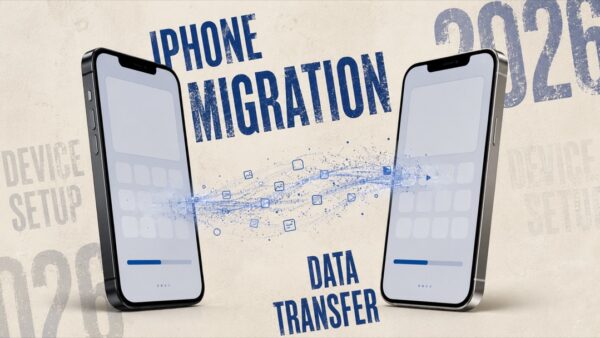 iPhone 17 Pro Maxへの移行作業をイメージした2026年のアプリ・データ引き継ぎ