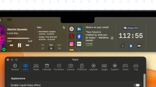 機能てんこ盛りの高機能ノッチユーリティティ「NotchNest」は今年のイチオシかも