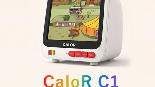 ブラウン管テレビ型のレトロデザイン。ミニAndroid TV「CaloR C1」が早割37,980円から