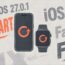 watchOS 27.0.1とiOS 27.0.1、再起動修正のiPhoneとApple Watch