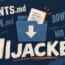 ダウンロードフォルダのAGENTS.mdでAIエージェントが乗っ取られる攻撃のイメージ