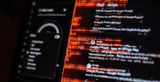 a close up of a computer screen with code code on it